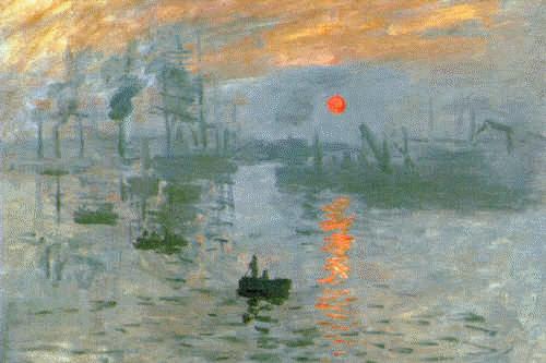 Claude Monet Impression at Sunrise oil painting image
